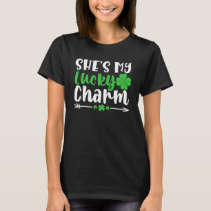 She s My Lucky Charm  St Patricks Day Matching Cou T-Shirt