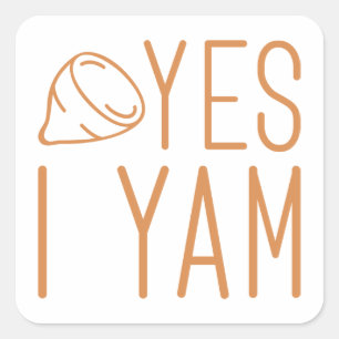 She’s My Sweet Potato Square Sticker