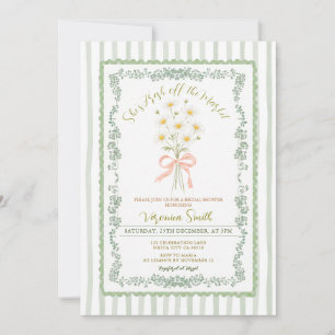 She’s Off the Market Daisy Floral Bridal Shower Invitation