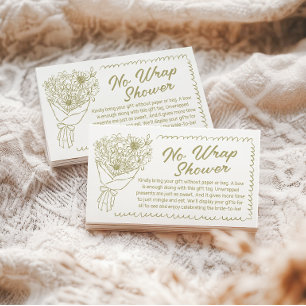 She’s off the Market Sage Green No Wrap Shower Enclosure Card