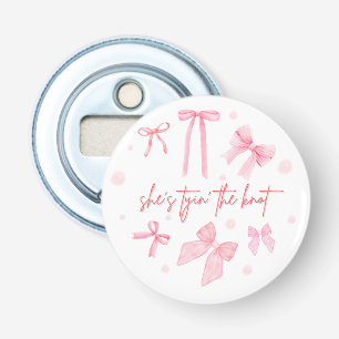 She’s Tying the Knot Bachelorette Design Cute Bottle Opener