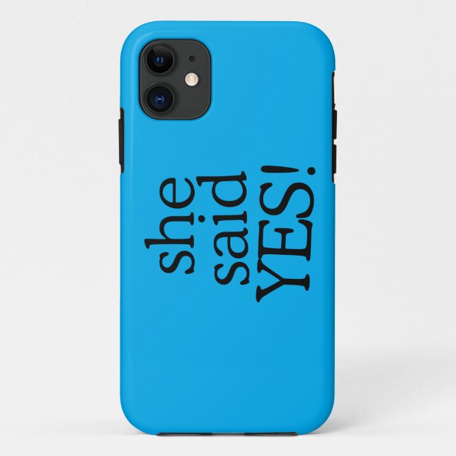 She Said Yes!!!!! | Engagement Celebration Design Case-Mate iPhone Case (Back)