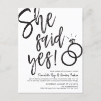 She Said Yes! | Engagement Dinner with Friends Pos