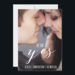 SHE SAID YES | MODERN PHOTO SAVE THE DATE<br><div class="desc">SHE SAID YES | MODERN PHOTO SAVE THE DATE</div>