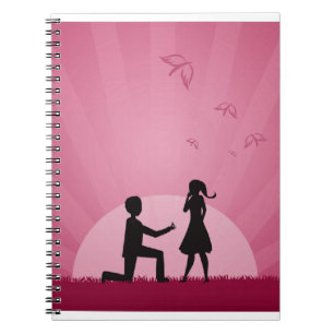 She said yes! notebook