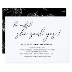 Simple Engagement Party Invitations 9