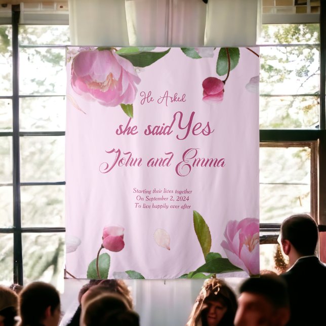 She Said Yes Tapestry (Creator Uploaded)