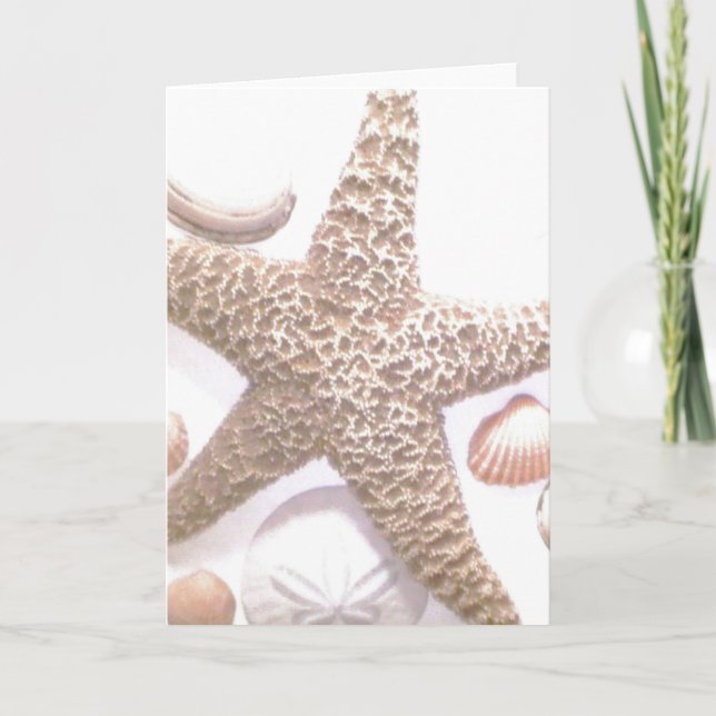 She sells sea shells card (Front)