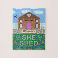 She Shed Woman Cave Garden Haven Personalised Name