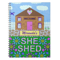She Shed Woman Cave Garden Hut Personalised Name