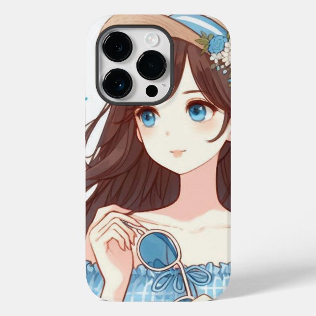 She Smiles in Summer Case-Mate iPhone Case (Back)