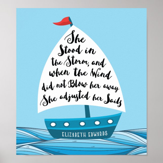 She Stood in the Storm Poster (Front)