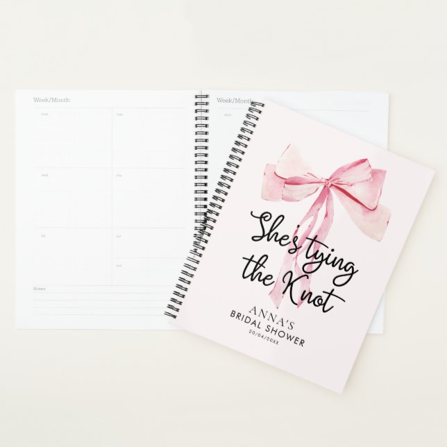 She Tying The Knot Bridal Shower Planner (Display)