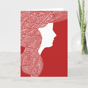 She Walks In Beauty Card