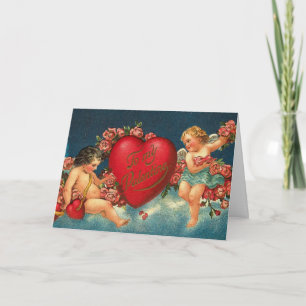 She Walks in Beauty Valentine Card