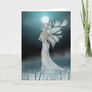 She Walks on Water - Fantasy/Fae Greeting Card