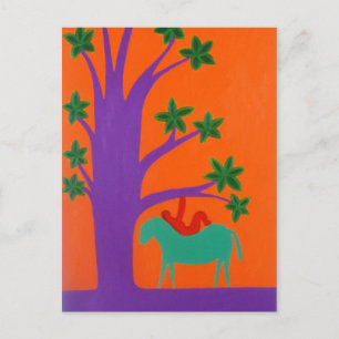 She was Brought by the Horse 2003 Postcard