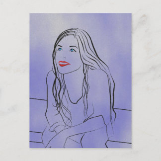 She Watches the Sky 2 - Postcard