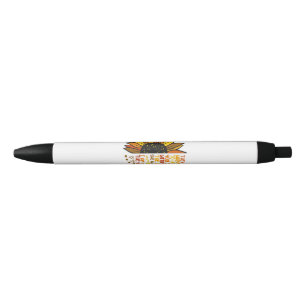 She Whispered Back I Am The Storm Funny Sunflower Black Ink Pen