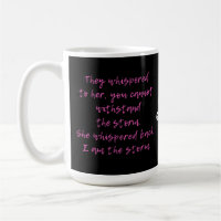 She Whispered I Am The Storm Motivational Quote