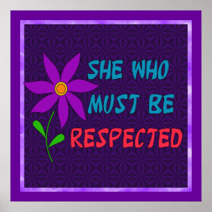 She Who Must Be Respected Poster