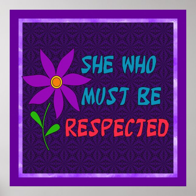 She Who Must Be Respected Poster (Front)