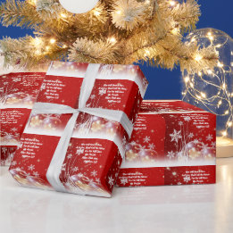 She Will Bear A Son, Jesus Holiday Wrapping Paper