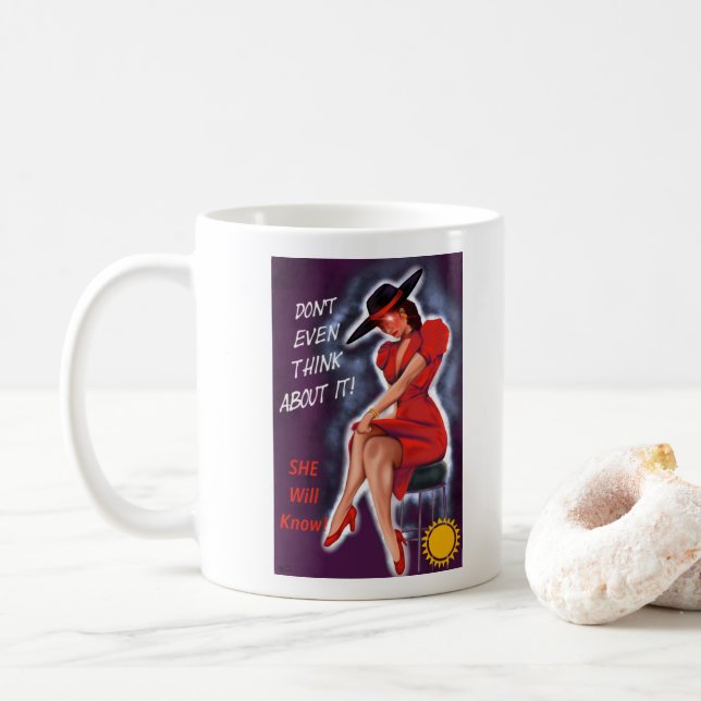 She Will Know - Mug (With Donut)