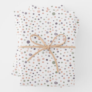 Shea Confetti Watercolor Dots Wrapping Paper