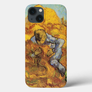 Sheaf Binder (after Millet) by Vincent van Gogh iPhone 13 Case