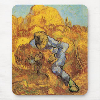 Sheaf Binder (after Millet) by Vincent van Gogh Mouse Pad