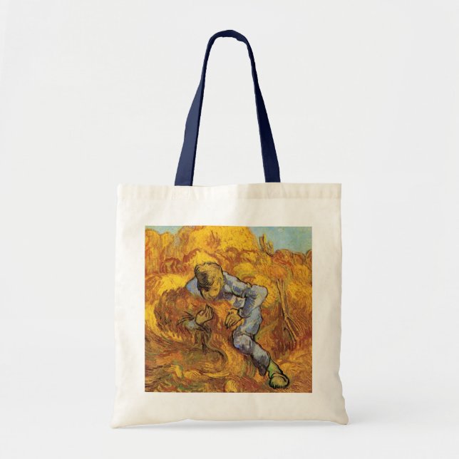 Sheaf Binder (after Millet) by Vincent van Gogh Tote Bag (Front)