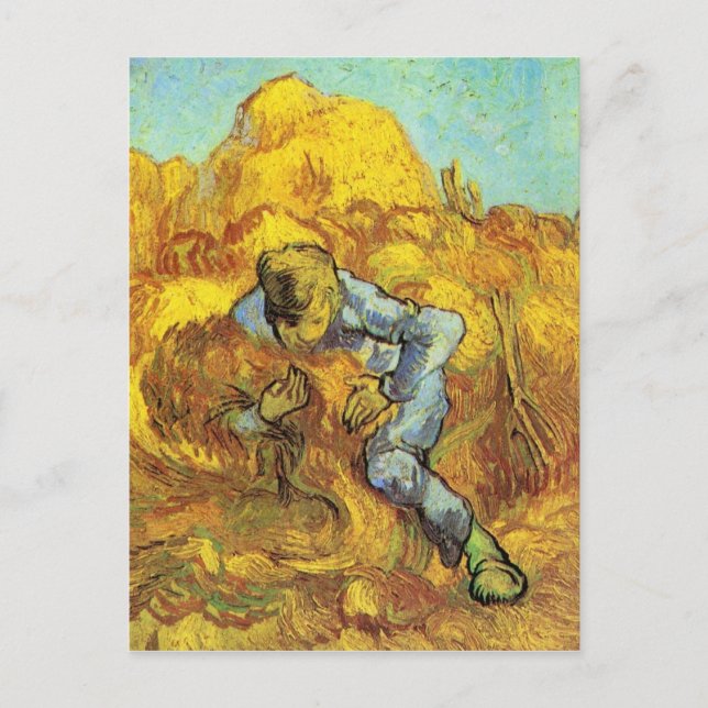 Sheaf Binder  by Vincent van Gogh Postcard (Front)