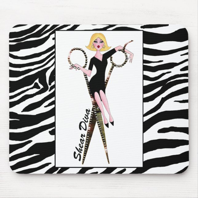 "Shear DIVA" Mousepad (Front)