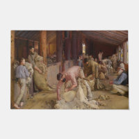 Shearing the Rams (Australian Art) (Tom Roberts)
