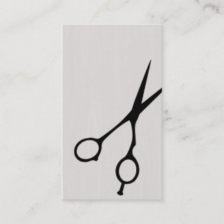 Shears Barber/Cosmetologist Business Card (Black)