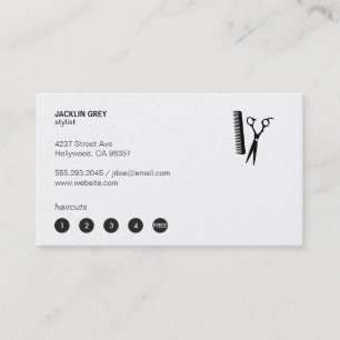 Shears & Comb (punch card 5)