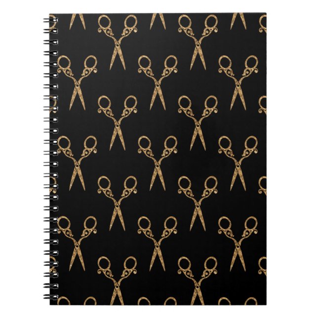 Shears (gold) notebook (Front)