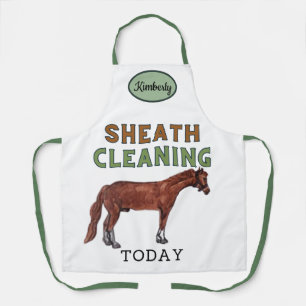 sheath cleaning today  apron