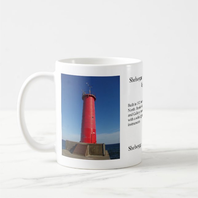 Sheboygan Breakwater Light mug (Left)