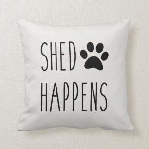 Shed Happens Throw Pillow