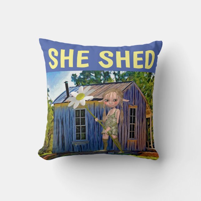 SHED SHED THROW PILLOWS (Front)