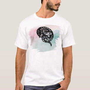 Shed The Old Skin Bull Snake on Multi-Colour T-Shirt