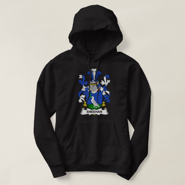 Sheehan Coat of Arms  Family Crest   Hoodie (Design Front)
