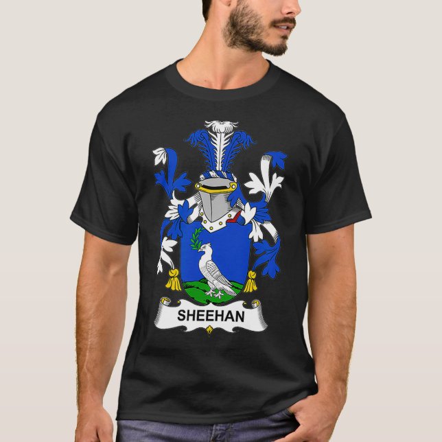 Sheehan Coat of Arms  Family Crest T-Shirt (Front)