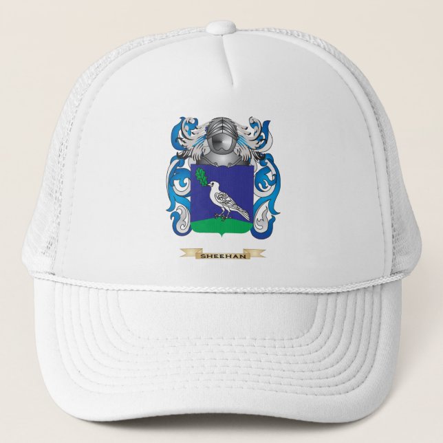 Sheehan Coat of Arms (Family Crest) Trucker Hat (Front)