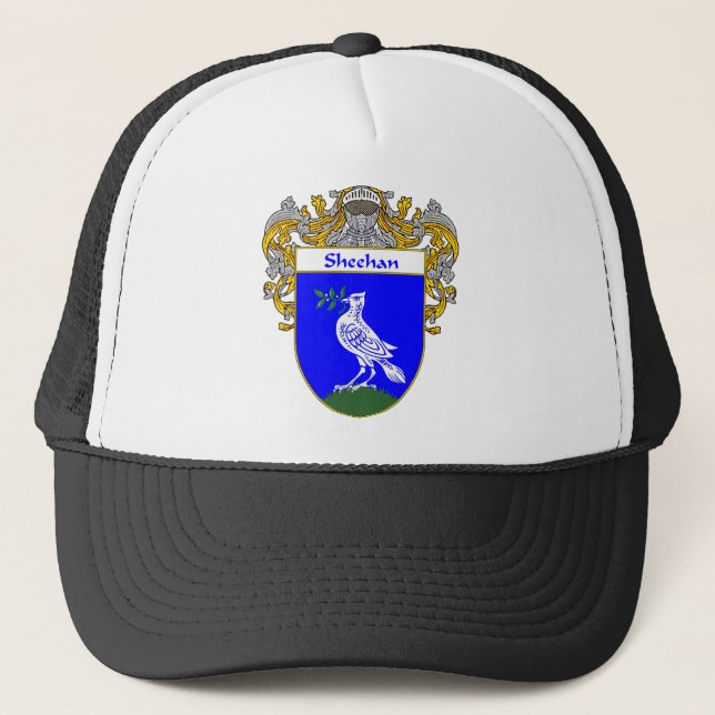 Sheehan Coat of Arms (Mantled) Trucker Hat (Front)