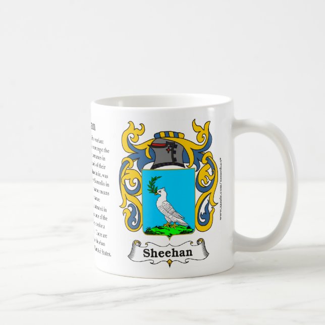 Sheehan Family Coat of Arms Mug (Right)