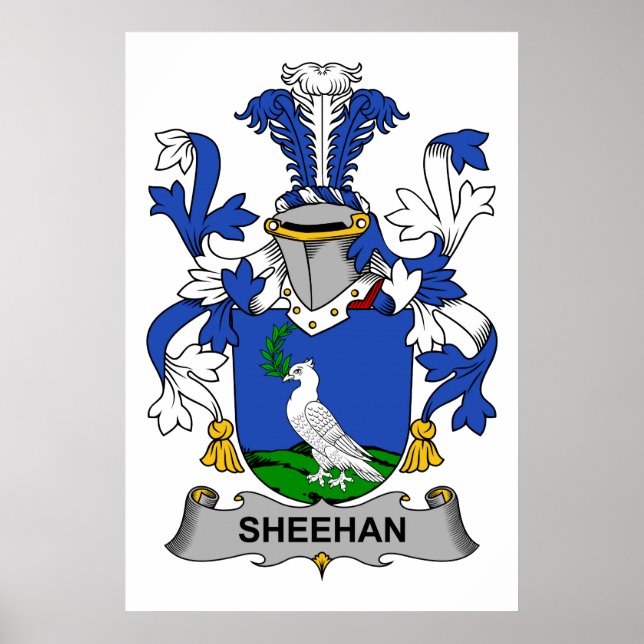 Sheehan Family Crest Poster (Front)