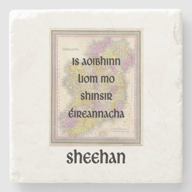 Sheehan Stone Coaster (Front)